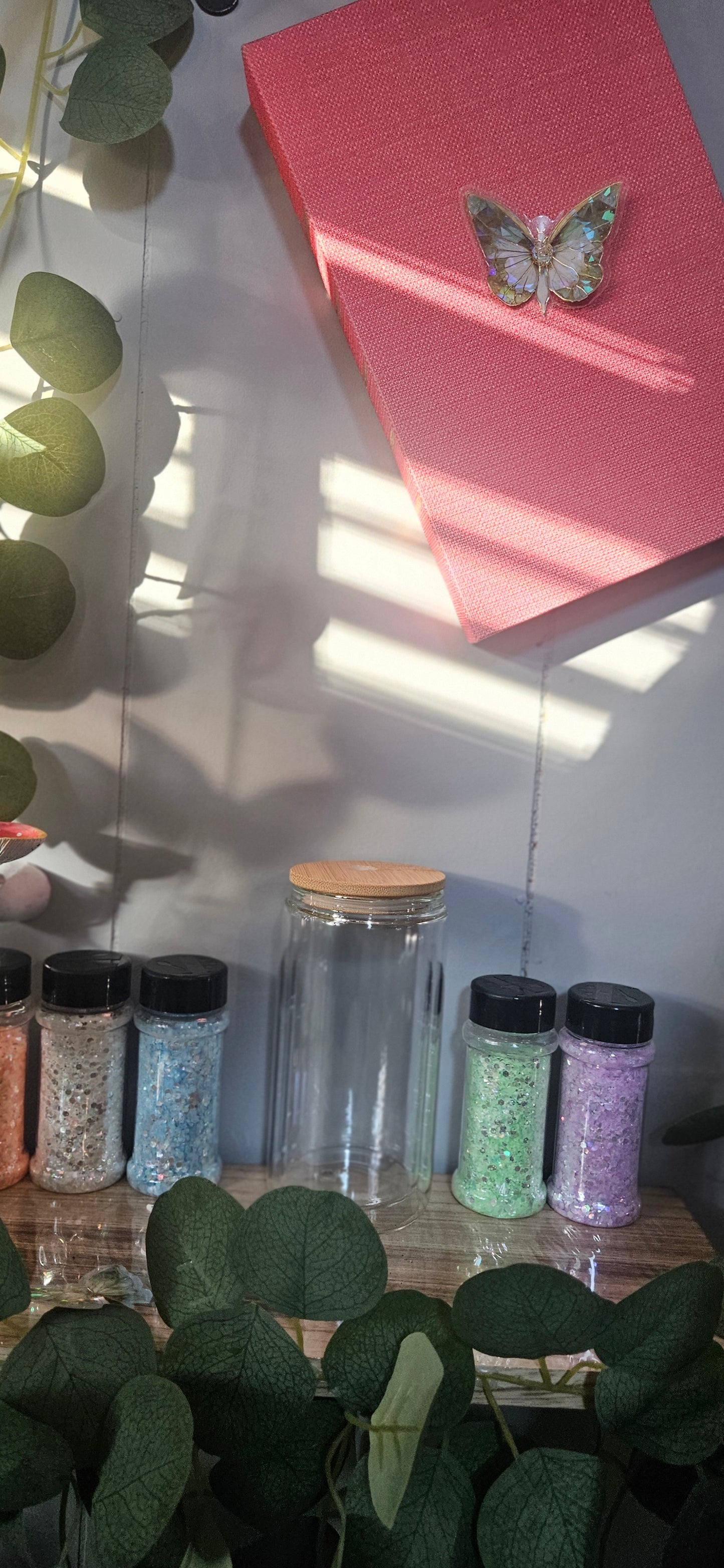 16oz Acrylic Snowglobe Tumbler