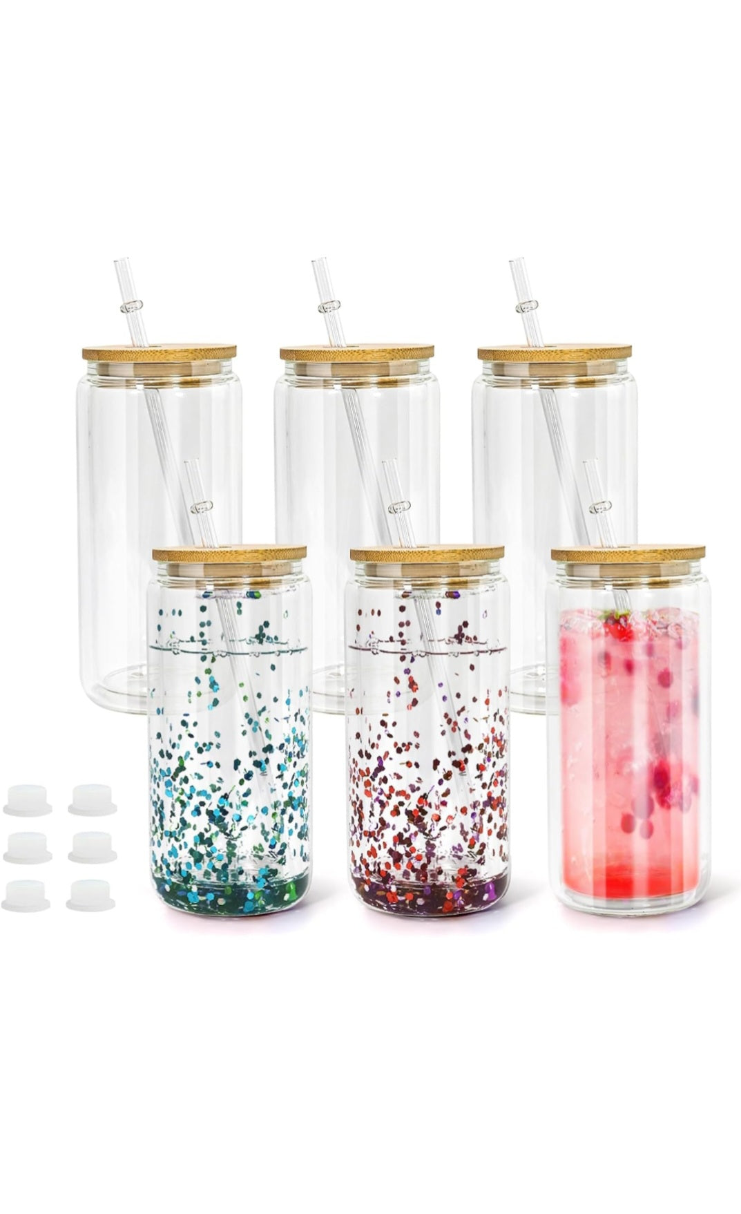 20oz Acrylic Snowglobe Tumbler